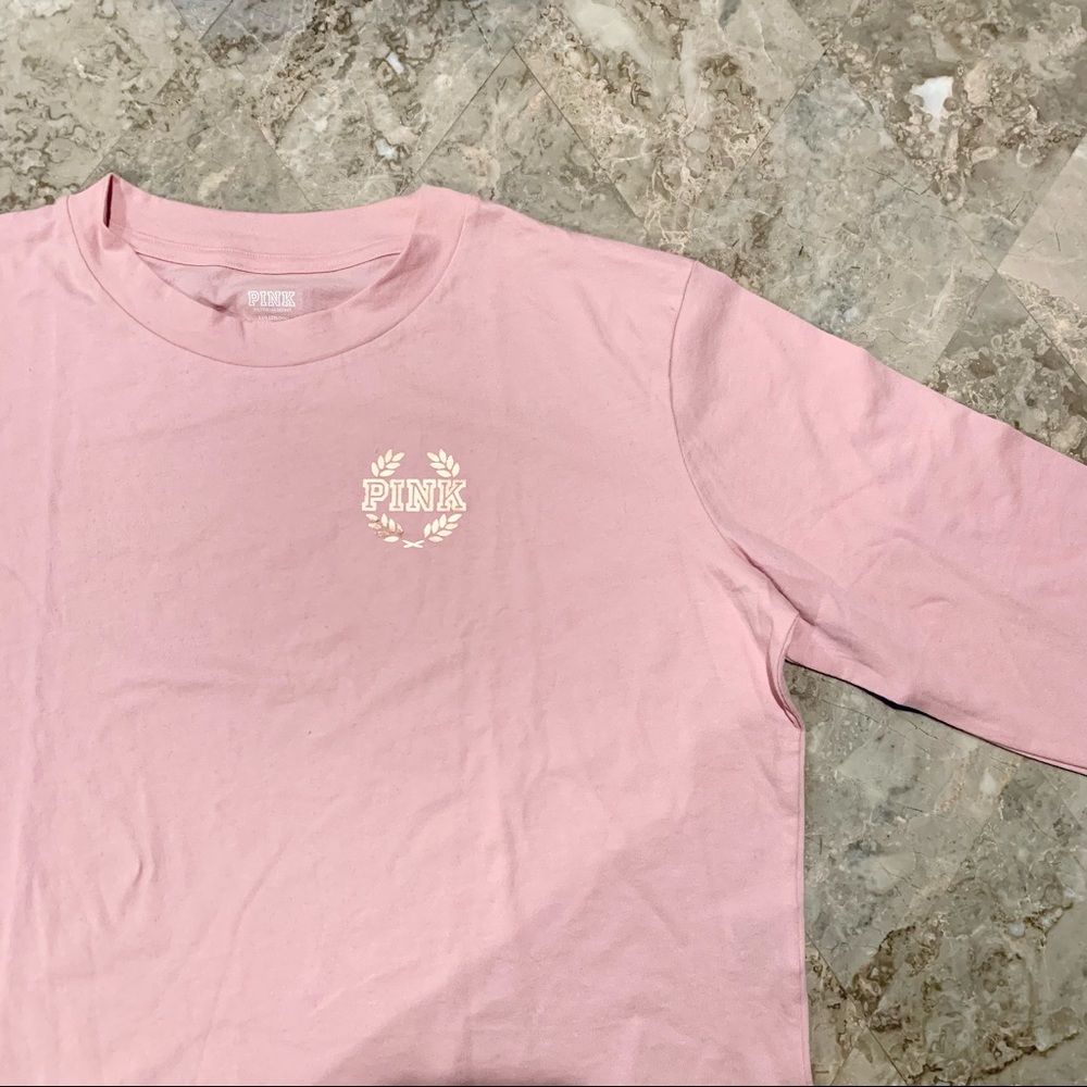 VS PINK Crop Longsleeve Shirt